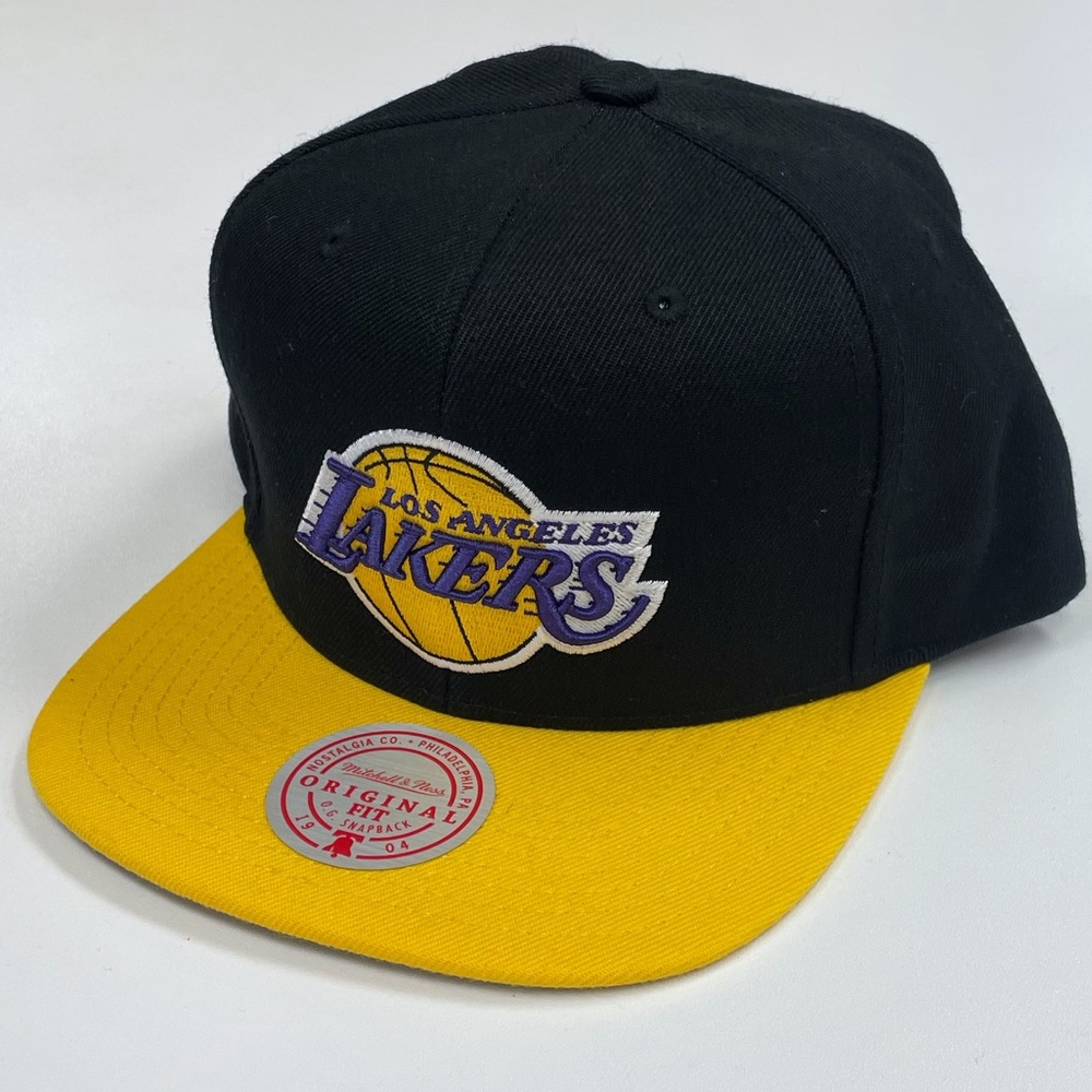 Los Angeles Lakers Snapback Hat Mitchell & Ness NBA Basketball MPLS Champions